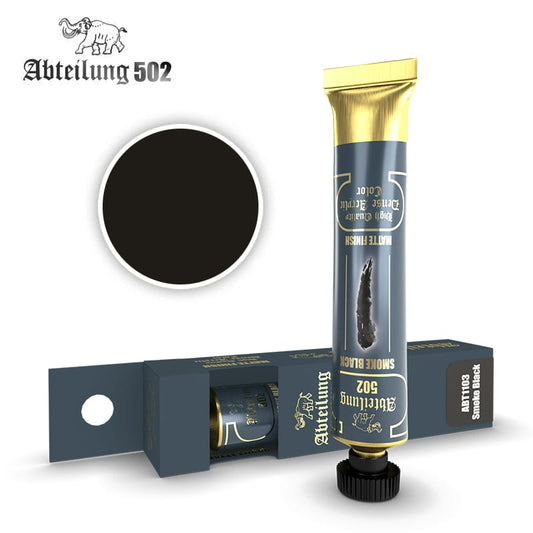 AK Interactive Dense Acrylics - Smoke Black 20ml