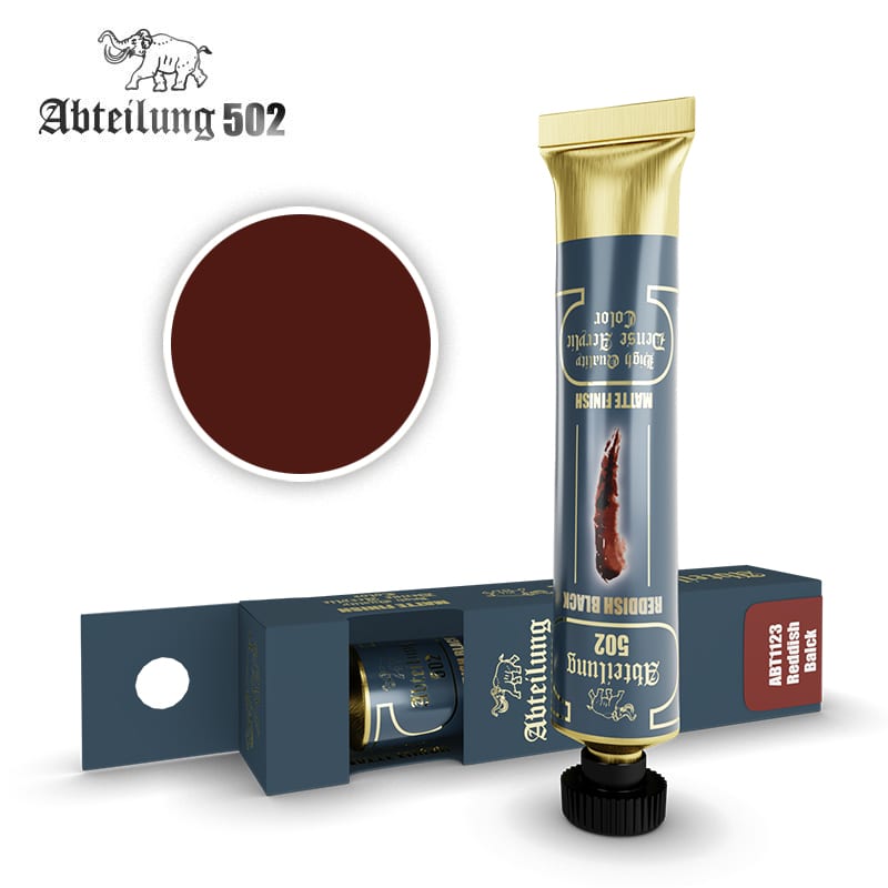 AK Interactive Dense Acrylics - Reddish Black 20ml