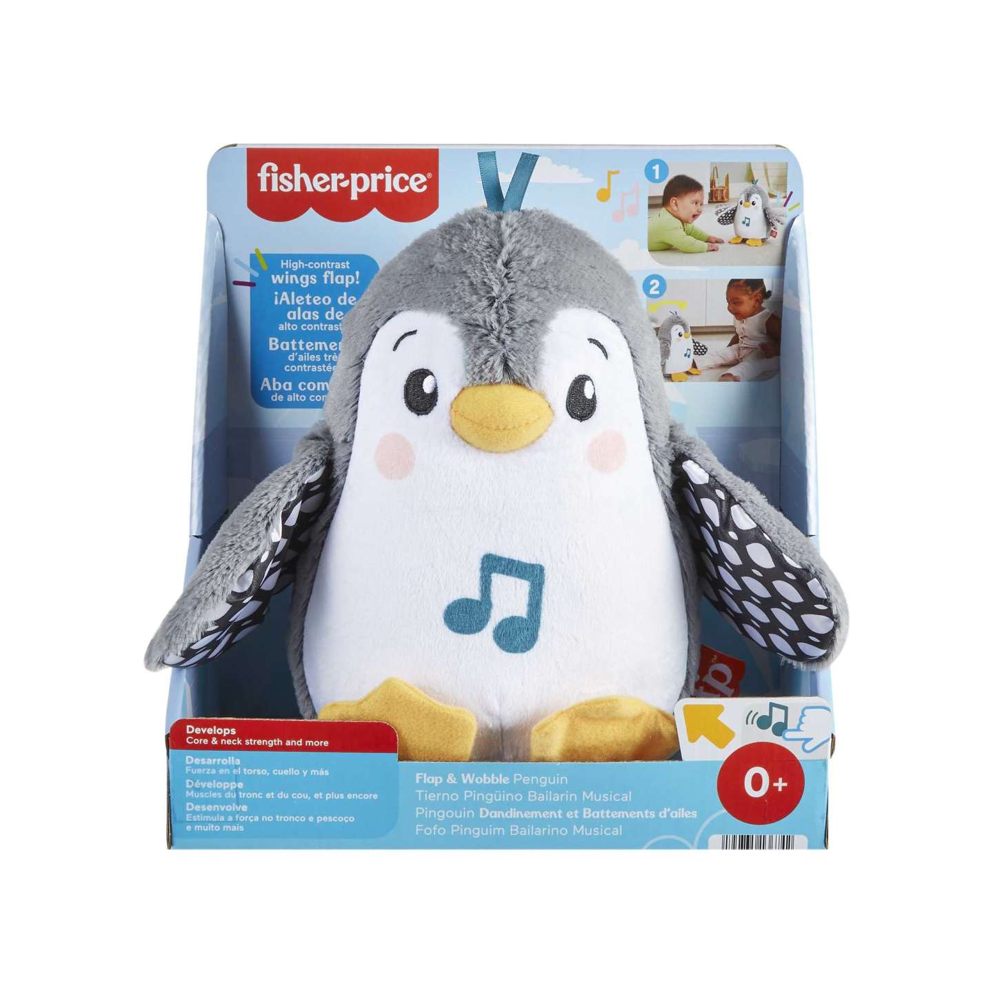 Newborn Toys - Flap & Wobble Penguin