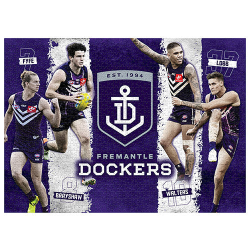 AFL Puzzle Fremantle Dockers 4 Player Puzzle 1,000 pieces