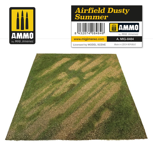 Ammo by MIG Dioramas - Scenic Mats - Airfield Dusty Summer