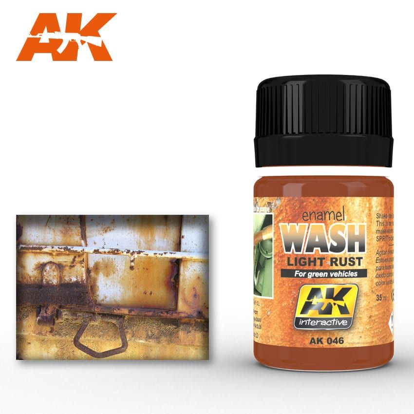 AK Interactive Weathering Products - Light Rust Wash
