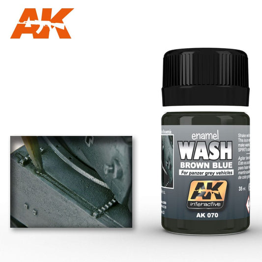AK Interactive Weathering Products - Wash For Panzer Grey