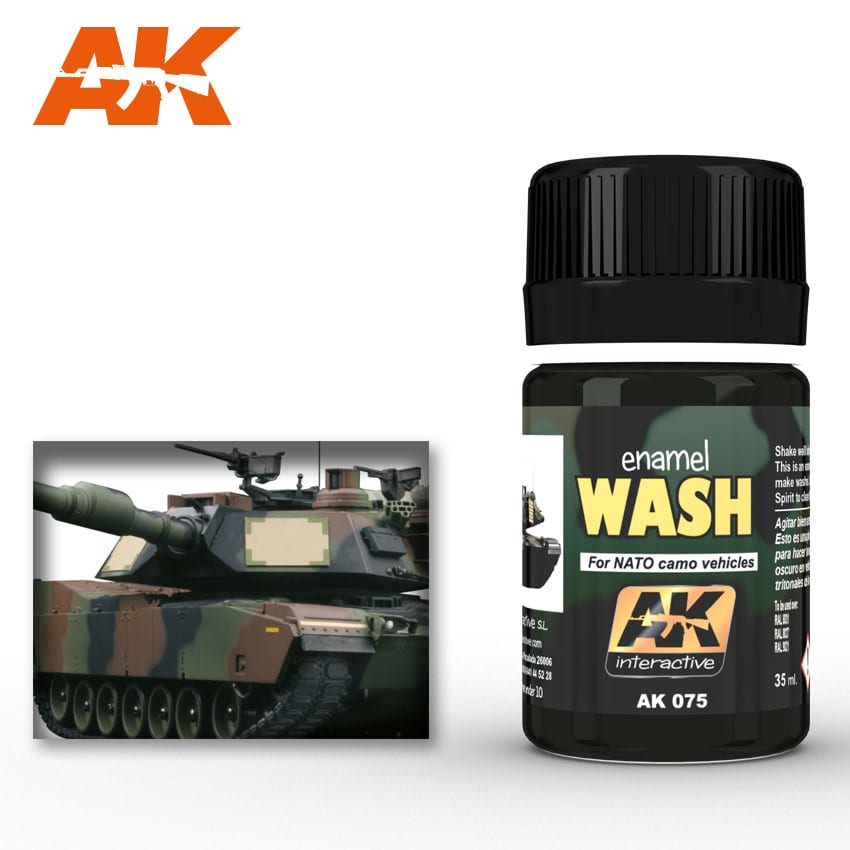AK Interactive Weathering Products - Wash for Nato Tanks