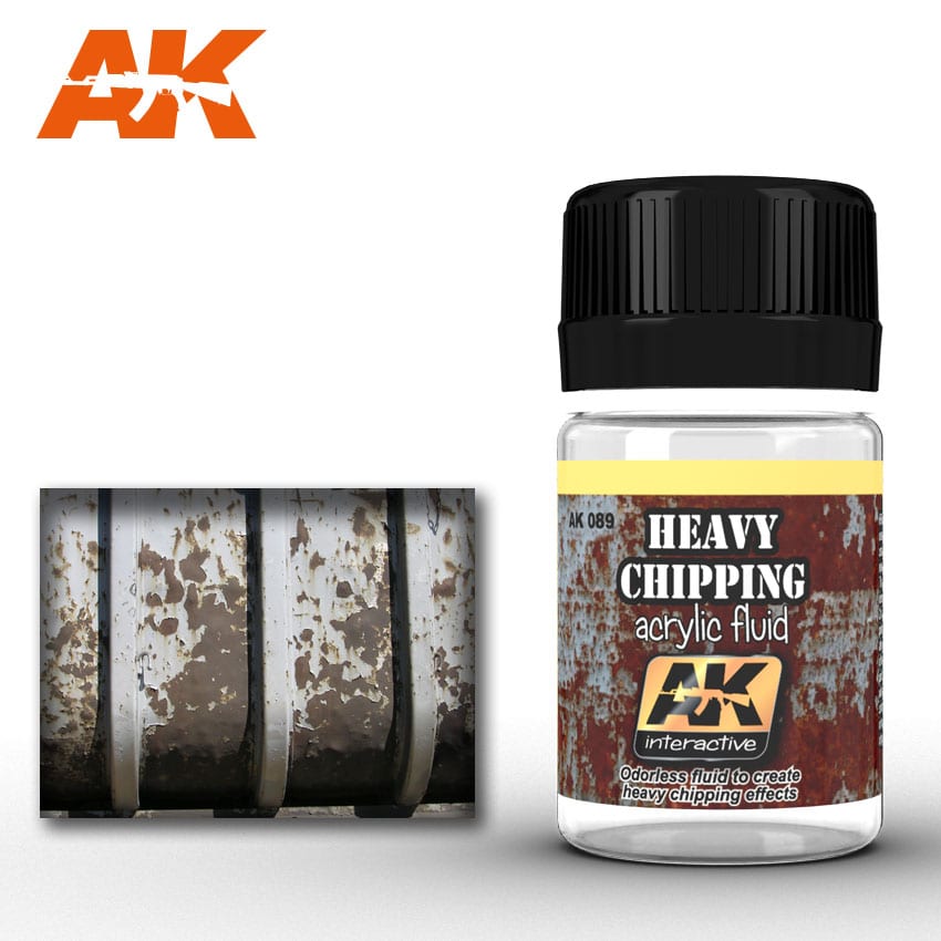AK Interactive Weathering Products - Heavy Effects Acrylic Fluid