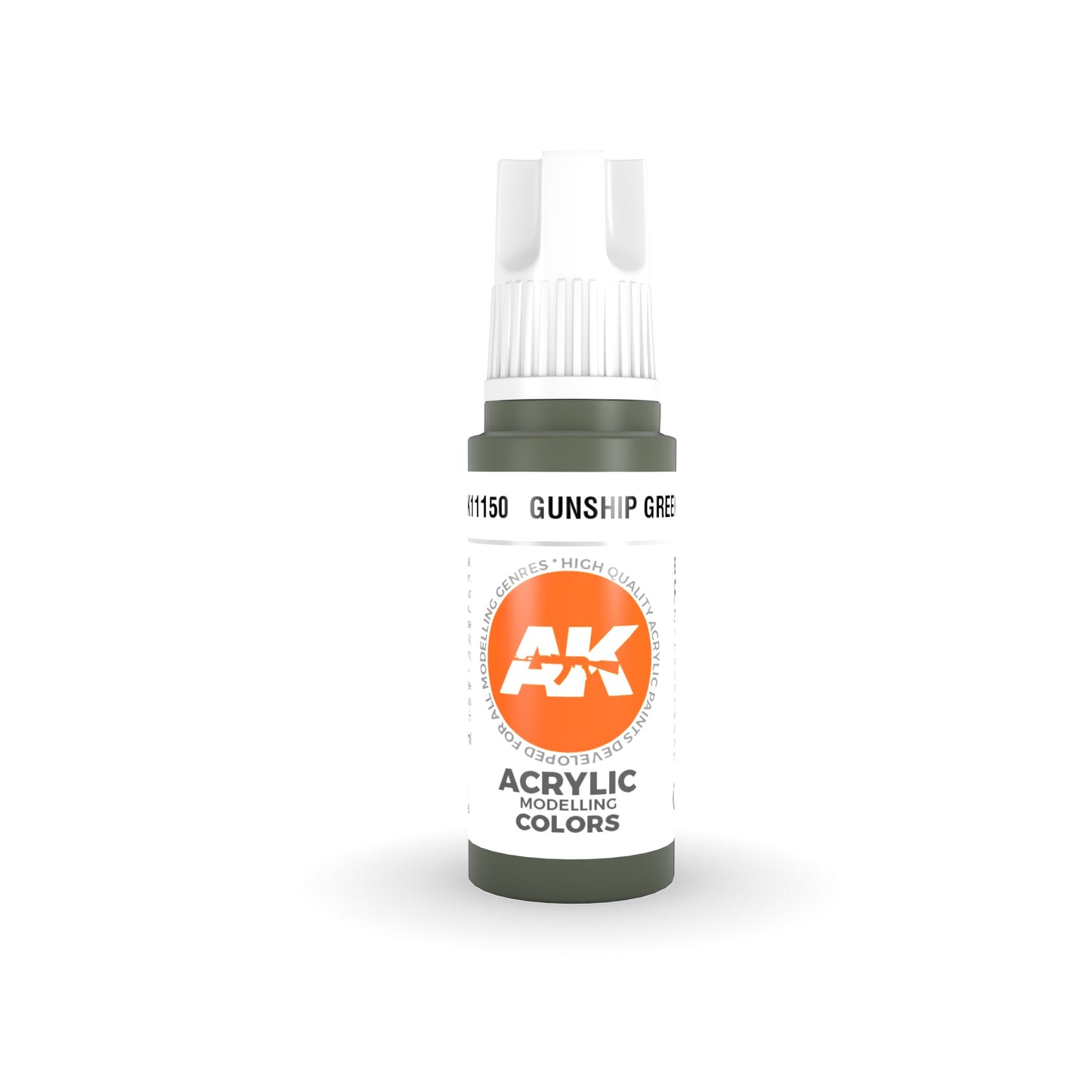 AK Interactve 3Gen Acrylics - Gunship Green 17ml