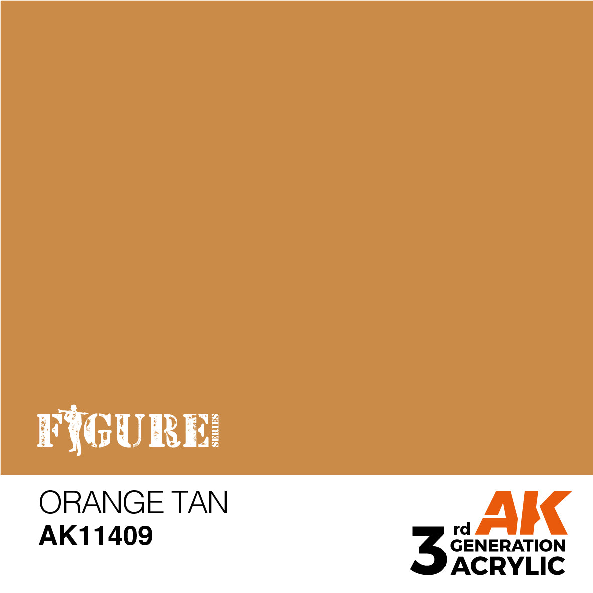 AK Interactive 3Gen Figures Acrylics - Orange Tan 17ml