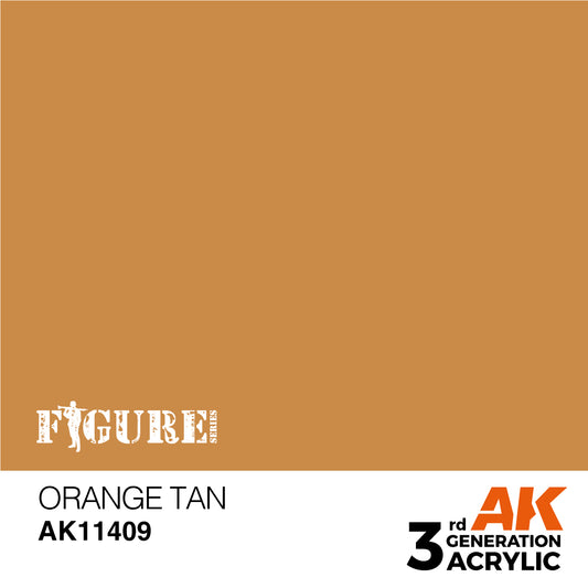 AK Interactive 3Gen Figures Acrylics - Orange Tan 17ml