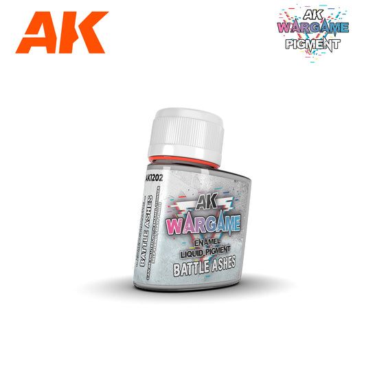 AK Interactive Wargame Enamel Liquid Pigments - Battle Ashes 35 ml