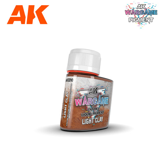 AK Interactive Wargame Enamel Liquid Pigments - Light Clay 35 ml