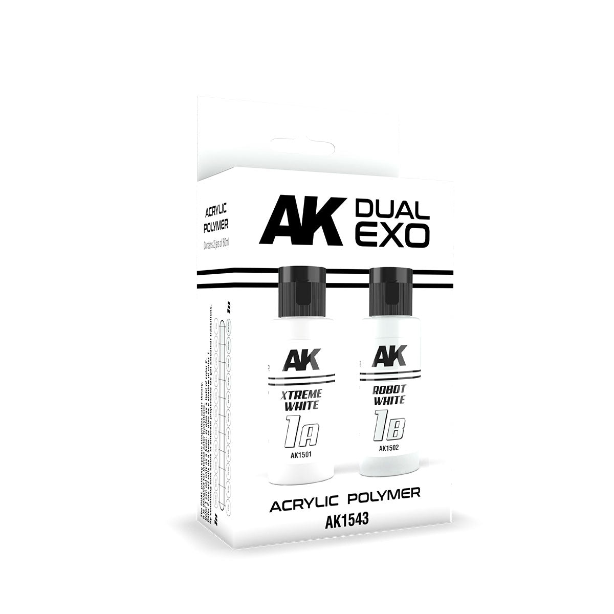 AK Interactive - Xtreme White & Robot White Dual Exo Set