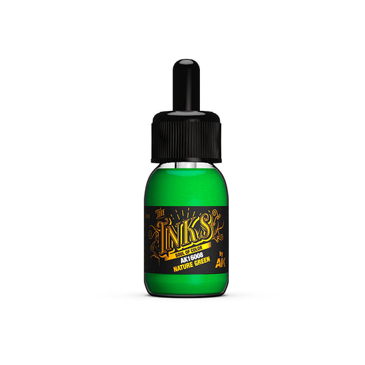 AK Interactive - The Inks - Nature Green 30ml