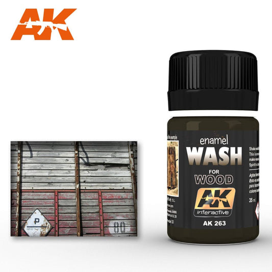 AK Interactive Weathering Products - Wash for Wood