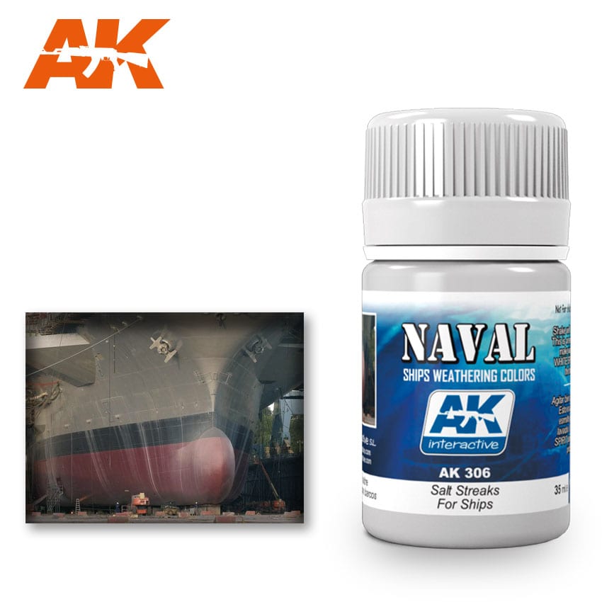 AK Interactive Weathering Products - Salt Streaks for Ships
