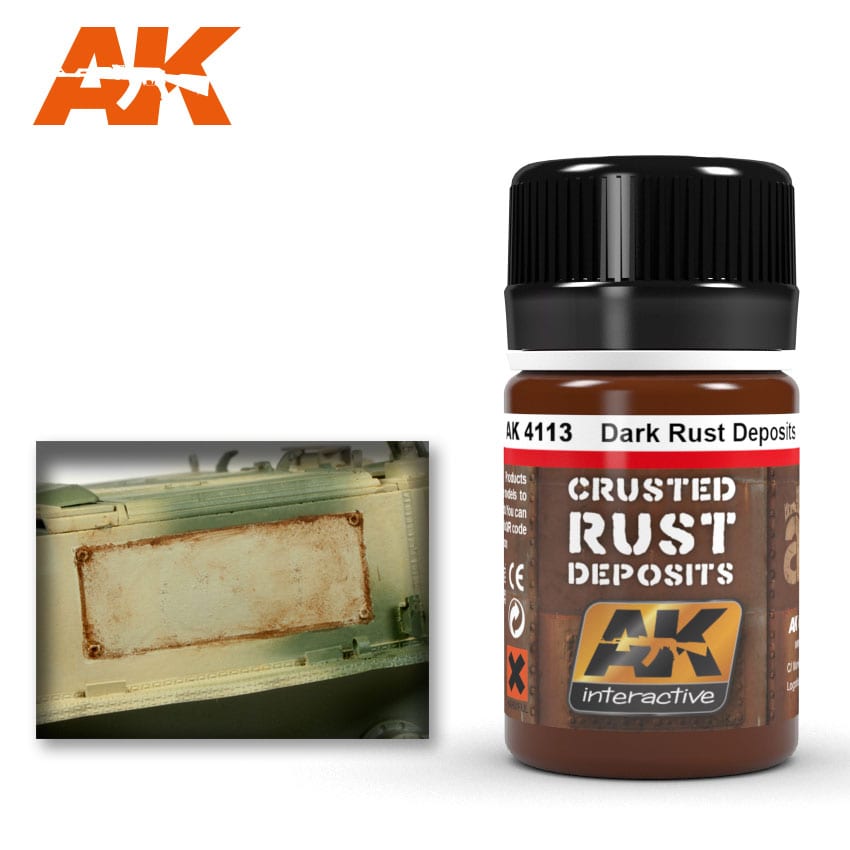 AK Interactive Weathering Products - Dark Rust Deposit