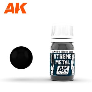 AK Interactive Metallics - Xtreme Metal Black Base 30ml