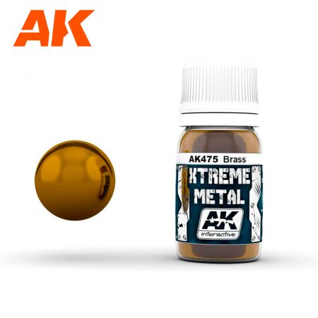AK Interactive Metallics - Xtreme Metal Brass 30ml