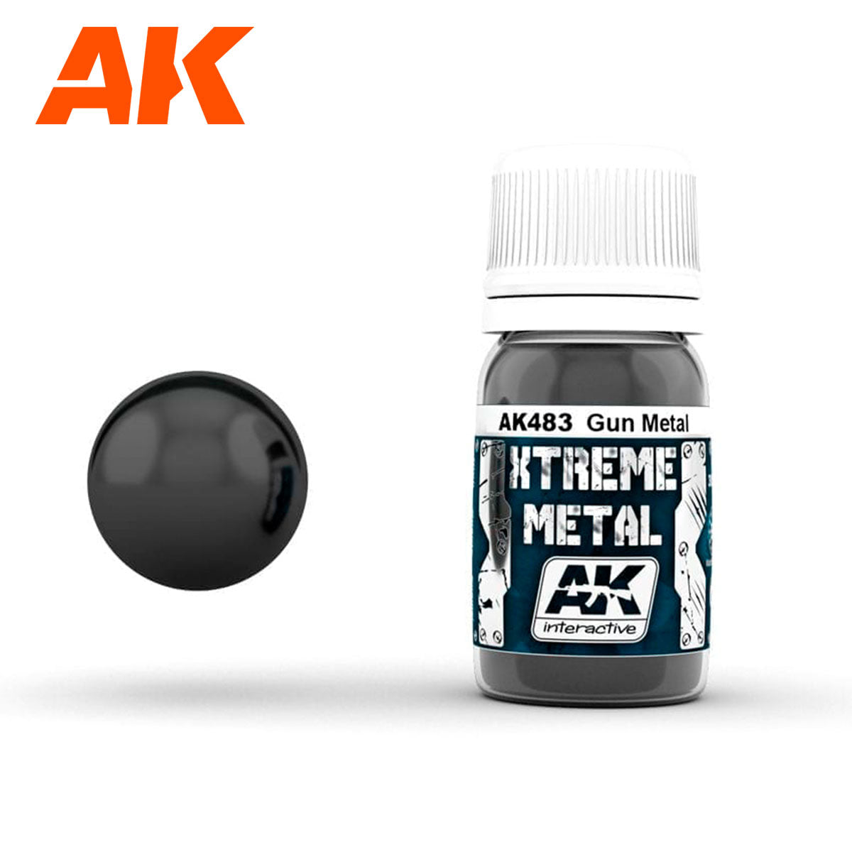 AK Interactive Metallics - Xtreme Metal Gun Metal 30ml