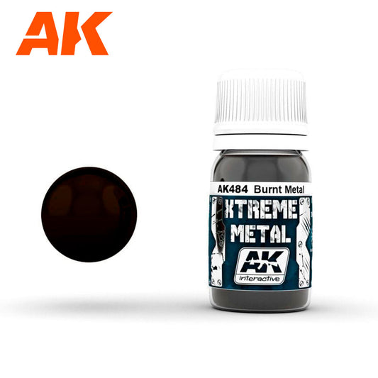 AK Interactive Metallics - Xtreme Metal Burnt Metal 30ml