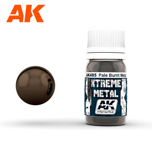 AK Interactive Metallics - Xtreme Metal Pale Burnt Metal 30ml