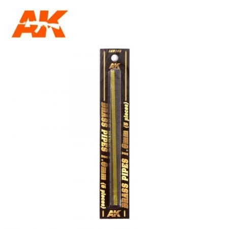 AK Interactive Building Materials - Brass Pipes 1.0mm (5)