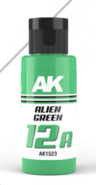 AK Interactive - Dual Exo 12A - Alien Green  60ml