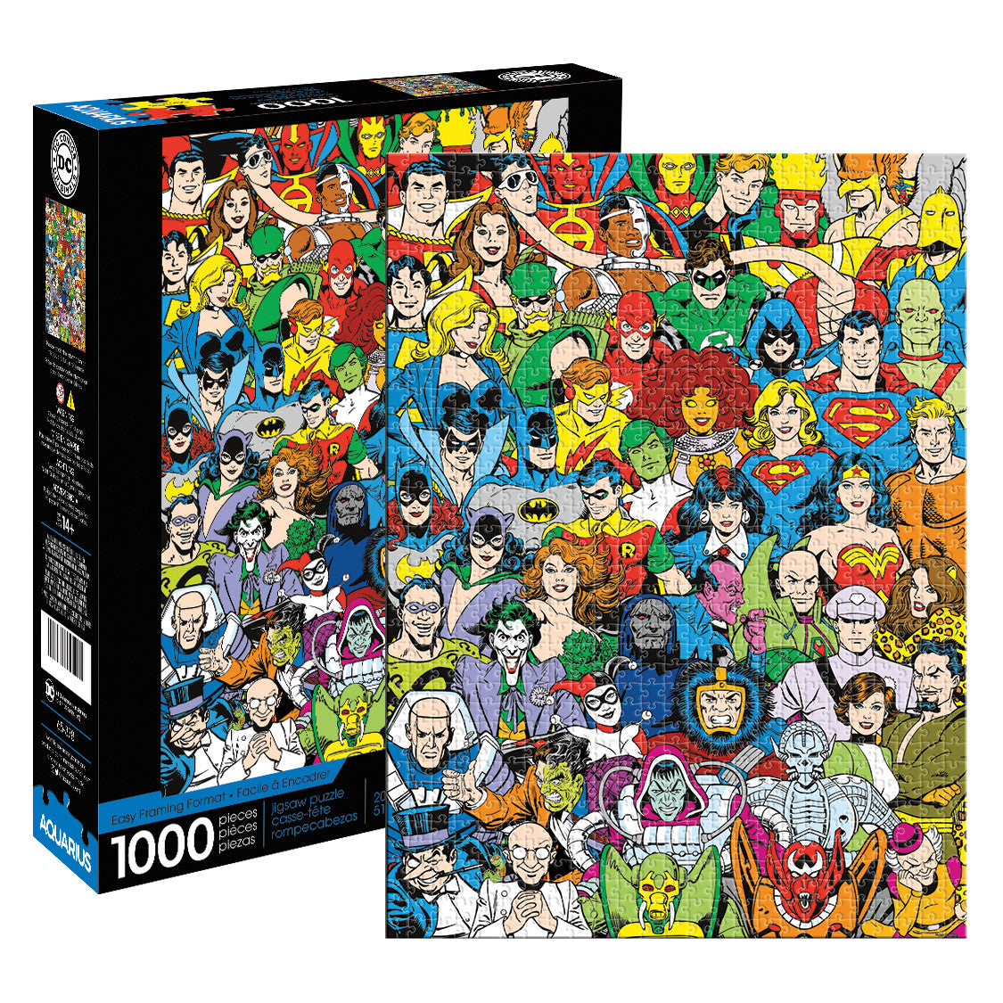 Aquarius Puzzle DC Comics Retro Cast Puzzle 1,000 pieces
