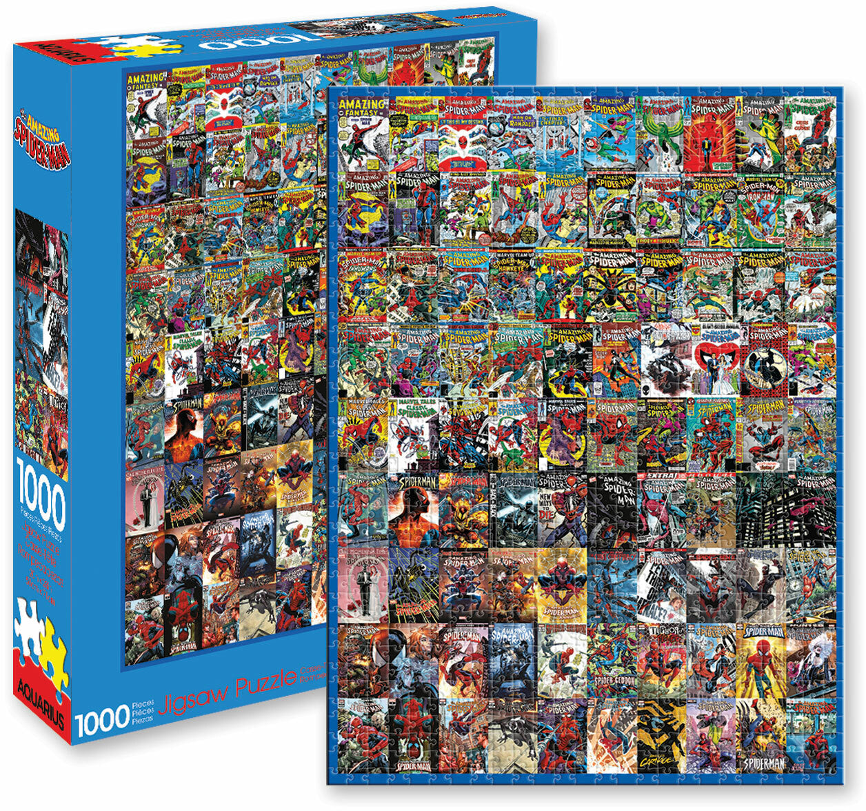 Aquarius Puzzle Marvel Spiderman Covers Puzzle 1,000 pieces