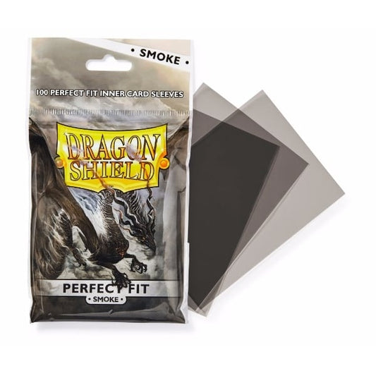 Sleeves – Dragon Shield Perfect Fit 100/pack Smoke - Ozzie Collectables