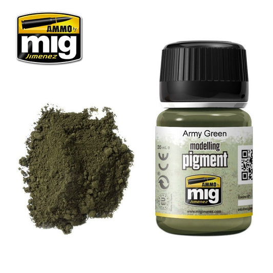 Ammo by MIG Pigments Army Green 35ml