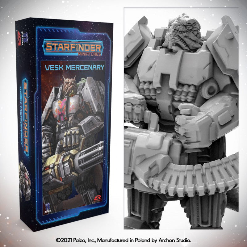 Starfinder Masterclass Miniatures: Vesk Mercenary