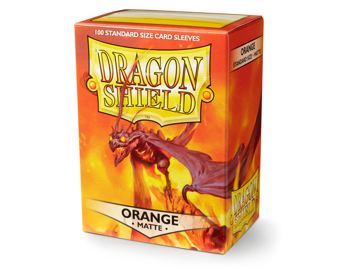 Sleeves - Dragon Shield - Box 100 - Orange MATTE