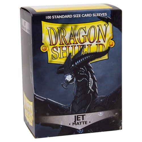 Sleeves - Dragon Shield - Box 100 - Jet MATTE - Ozzie Collectables