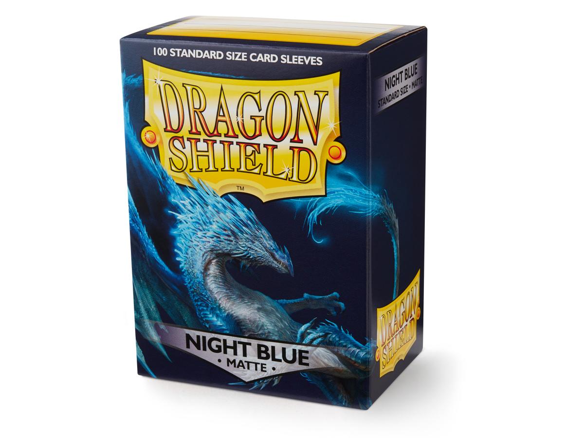 Sleeves - Dragon Shield - Box 100 - Night Blue MATTE - Ozzie Collectables