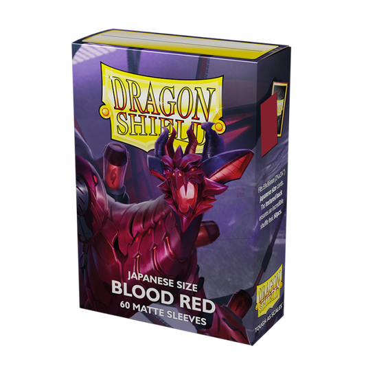 Sleeves - Dragon Shield Japanese - Box 60 - Blood Red Matte