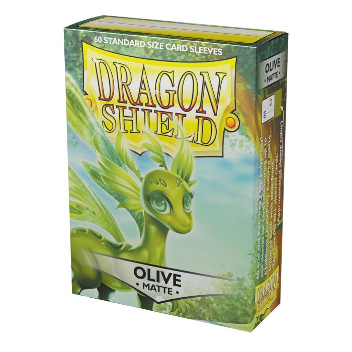 Sleeves - Dragon Shield - Box 60 - Matte Olive