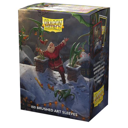 Sleeves - Dragon Shield - Box 100 - Brushed Art - Christmas 2023