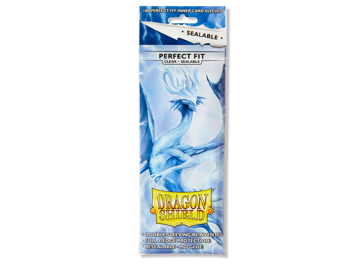 Sleeves - Dragon Shield - Perfect Fit Sealable - Standard - Clear - Ozzie Collectables