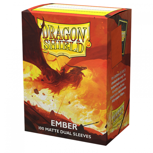 Sleeves - Dragon Shield - Box 100 - Standard Size Dual Matte Ember