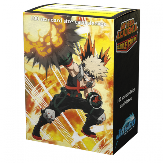 Sleeves - Dragon Shield - Box 100 - Matte Art - My Hero Academia Bakugo Explode