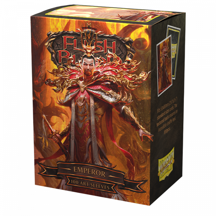 Sleeves - Dragon Shield - Box 100 - Matte Art - Flesh and Blood Emperor