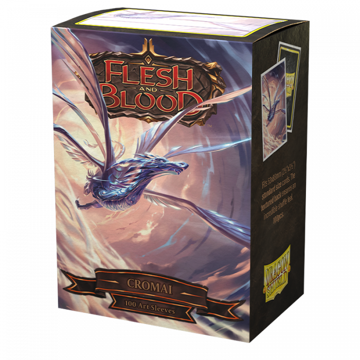 Sleeves - Dragon Shield - Box 100 - Matte Art - Flesh and Blood Cromai