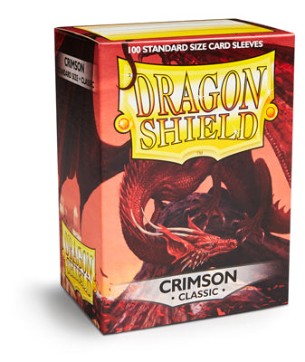 Sleeves - Dragon Shield - Box 100 - Crimson - Ozzie Collectables