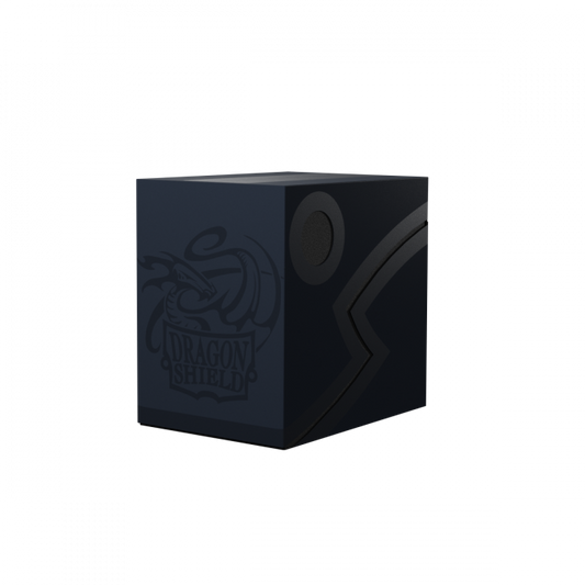 Deck Box Dragon Shield Revised Double Shell - Midnight Blue/Black