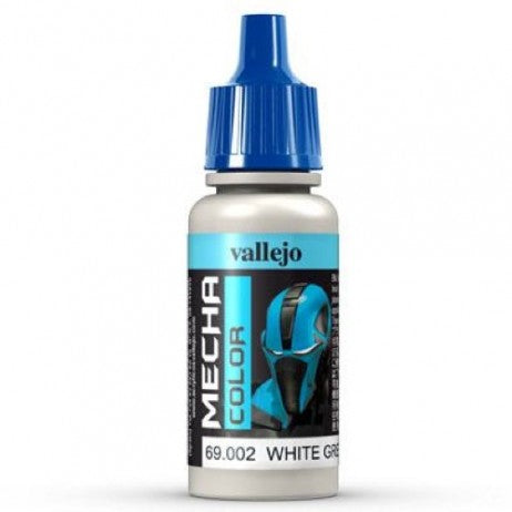 Vallejo Mecha Colour White Grey 17ml Acrylic Paint - Ozzie Collectables