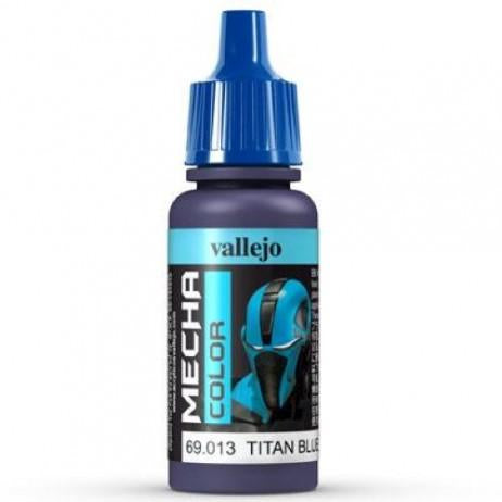 Vallejo Mecha Colour Titan Blue 17ml Acrylic Paint - Ozzie Collectables