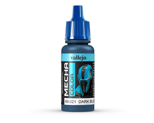 Vallejo Mecha Colour Dark Blue 17ml Acrylic Paint - Ozzie Collectables