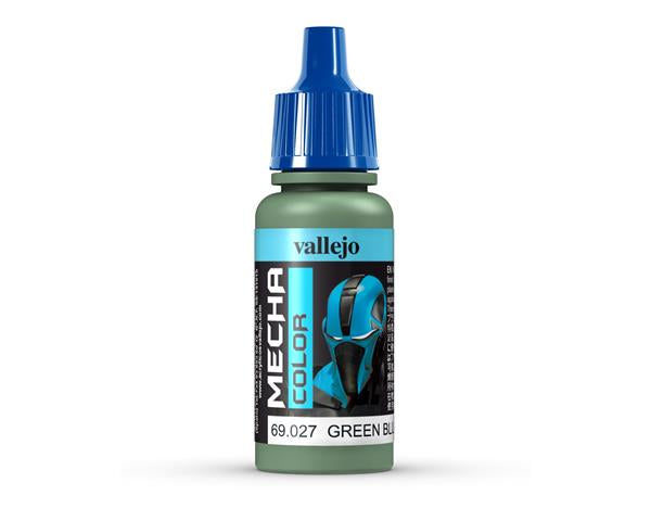 Vallejo Mecha Colour Green Blue 17ml Acrylic Paint - Ozzie Collectables