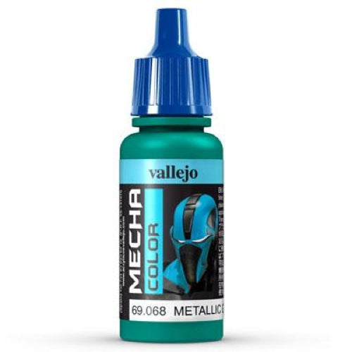 Vallejo Mecha Colour Metallic Green 17ml Acrylic Paint - Ozzie Collectables