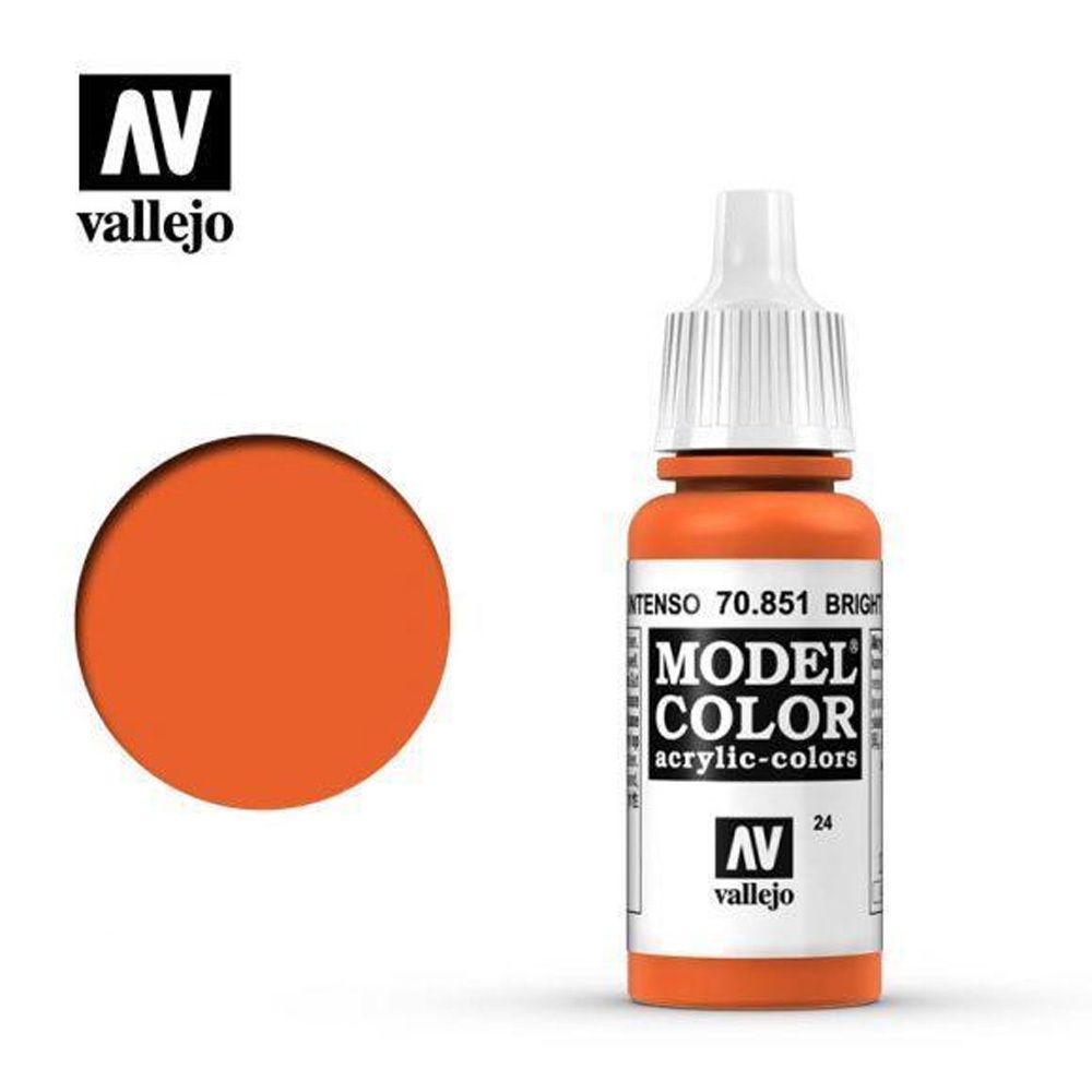 Vallejo Model Colour - Bright Orange 17 ml